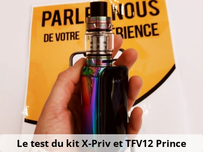 Le test du kit X-Priv et TFV12 Prince