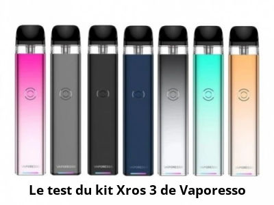 Le test du kit Xros 3 de Vaporesso