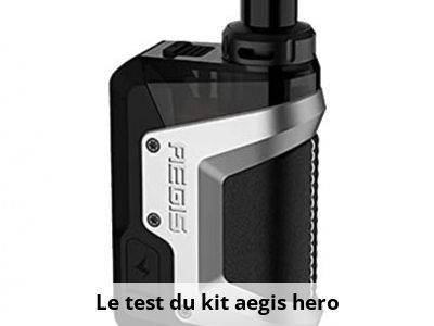 Le test du kit aegis hero