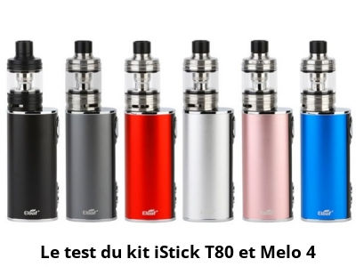 Le test du kit iStick T80 et Melo 4