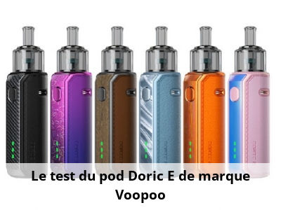 Le test du pod Doric E de marque Voopoo