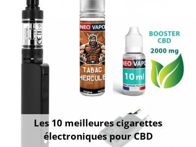 Les 10 meilleures cigarettes électroniques pour CBD