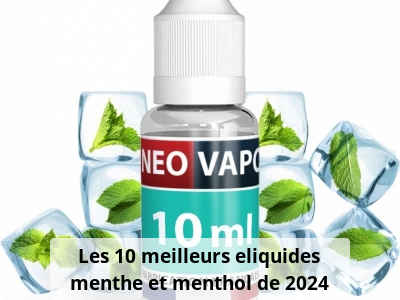 Les 10 meilleurs eliquides menthe et menthol de 2024
