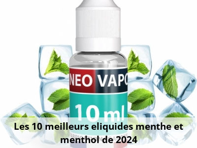 Les 10 meilleurs eliquides menthe et menthol de 2024