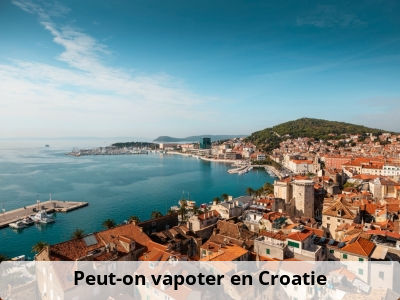 Peut-on vapoter en Croatie ?