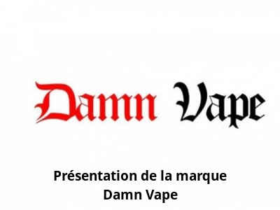 Présentation de la marque Damn Vape