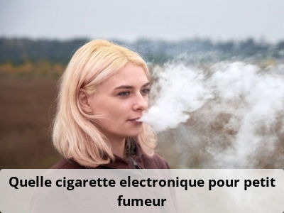 Quelle cigarette electronique pour petit fumeur
