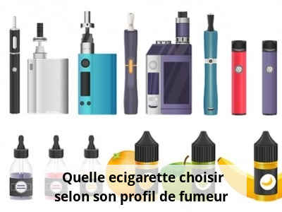 Cigarette électronique, e cigarette, e cig, avec accessoires et