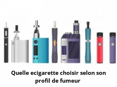 Quelle ecigarette choisir selon son profil de fumeur ?