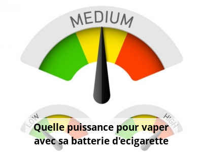 Cigarette electronique : quel reglage watt, tableau voltage wattage