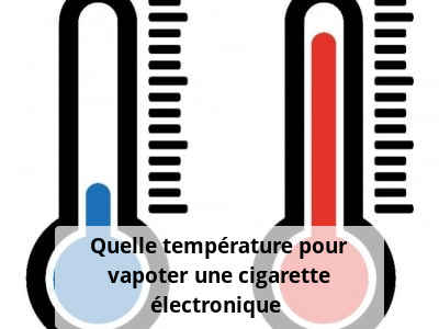 Quelle température pour vapoter une cigarette électronique ?