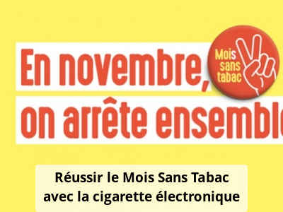 Réussir le Mois Sans Tabac avec la cigarette électronique