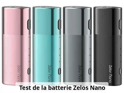 Test de la batterie Zelos Nano