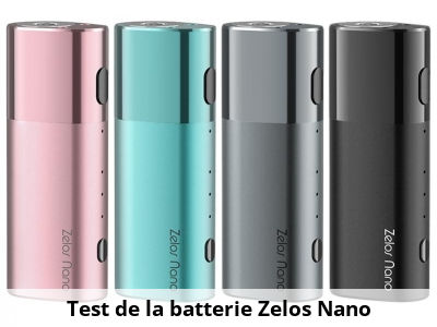 Test de la batterie Zelos Nano