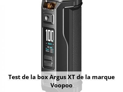 Test de la box Argus XT de la marque Voopoo