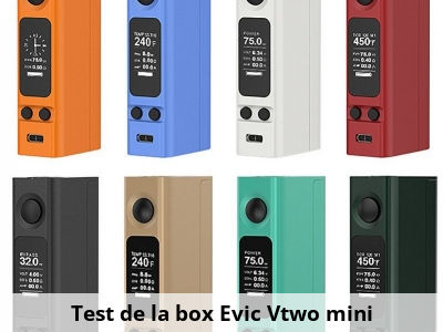Test de la box Evic Vtwo mini