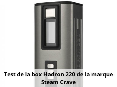 Test de la box Hadron 220 de la marque Steam Crave