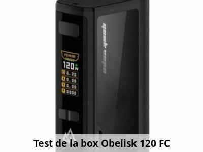 Test de la box Obelisk 120 FC