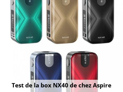 Test de la box NX40 de chez Aspire 