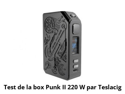 Test de la box Punk II 220 W par Teslacig