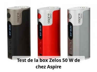 Test de la box Zelos 50 W de chez Aspire