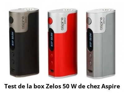 Test de la box Zelos 50 W de chez Aspire