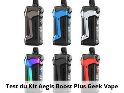Test du Kit Aegis Boost Plus Geek Vape