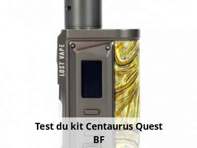 Test du kit Centaurus Quest BF