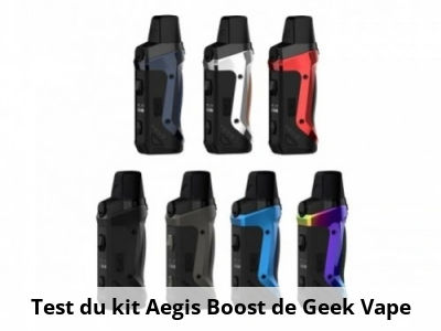 Test du kit Aegis Boost de Geek Vape