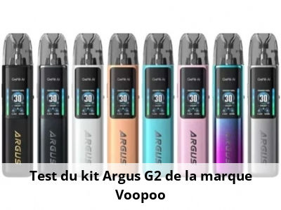 Test du kit Argus G2 de la marque Voopoo