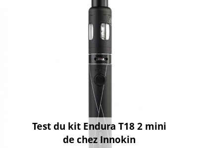 Test du kit Endura T18 2 mini de chez Innokin
