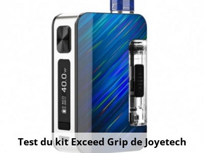 Test du kit Exceed Grip de Joyetech