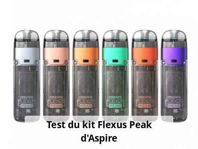 Test du kit Flexus Peak d’Aspire