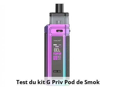 Test du kit G Priv Pod de Smok