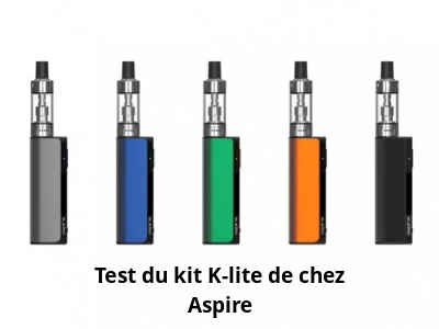Test du kit K-lite de chez Aspire