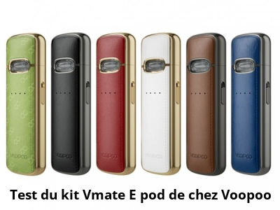 Test du kit Vmate E pod de chez Voopoo
