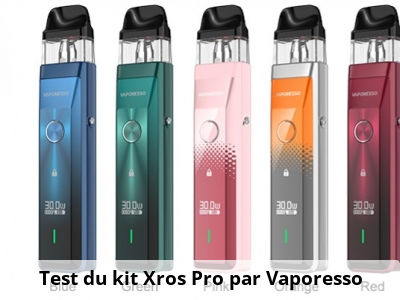 Test du kit Xros Pro par Vaporesso