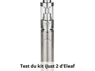 Test du kit iJust 2 d'Eleaf
