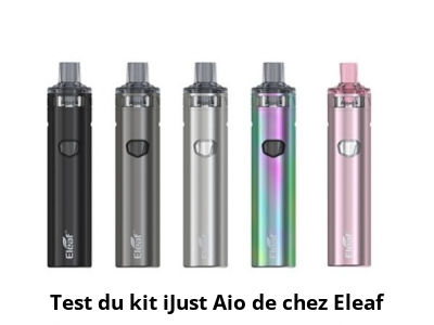 Test du kit iJust Aio de chez Eleaf