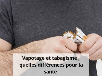 Vapotage et tabagisme : quelles différences pour la santé ?